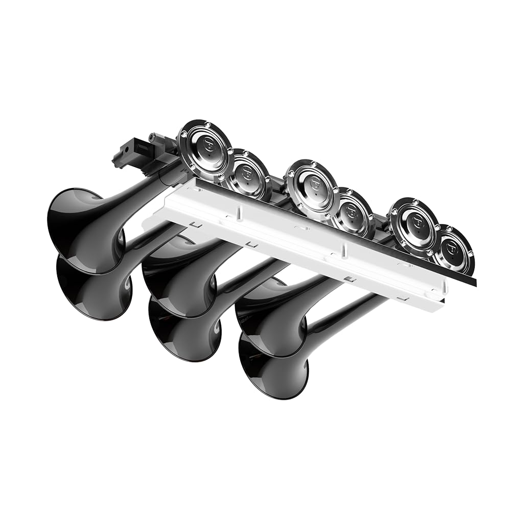 Amazon | BASURI® Musical Air Horn | 12/24 Volt | 130 DB | Version